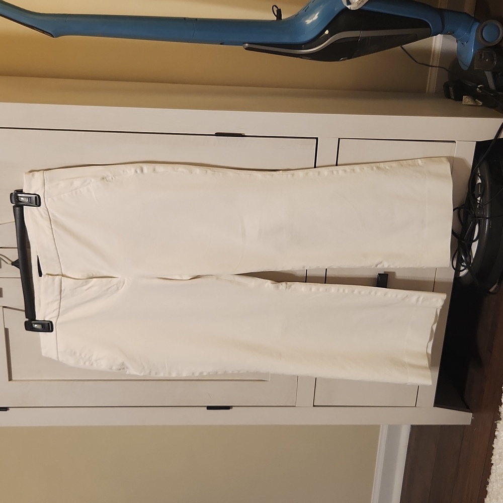 J CREW CROP WIDE LEG PANT, OFF WHITE COLOR, SIZE 12